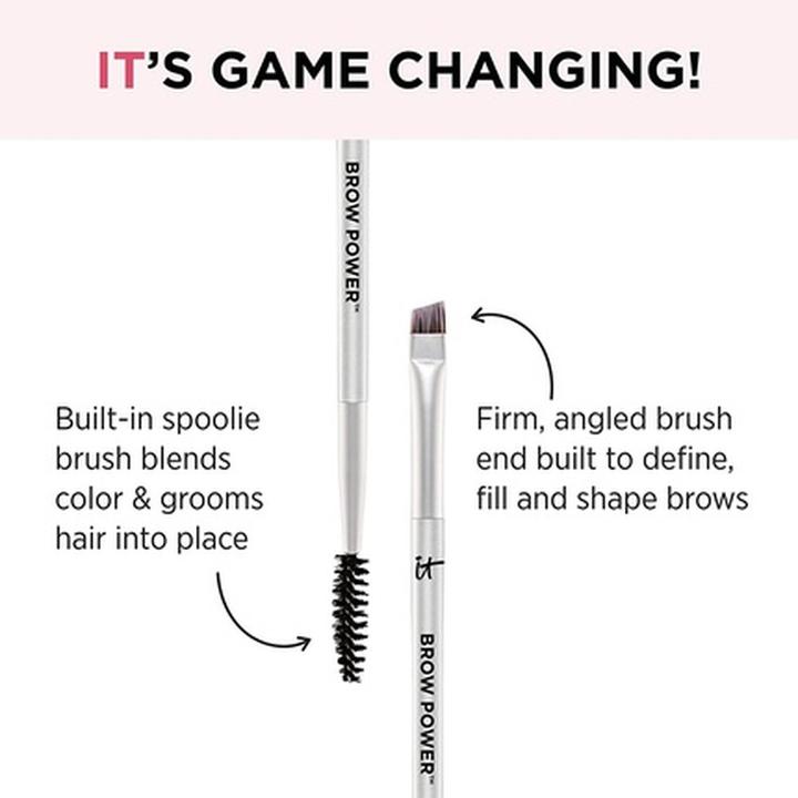 Produktbild It Cosmetics Heavenly Luxe Brow Power Universal Brow-Transformer Brush 21 - Angled Brush Spoolie Brush - For (Augenbrauen)