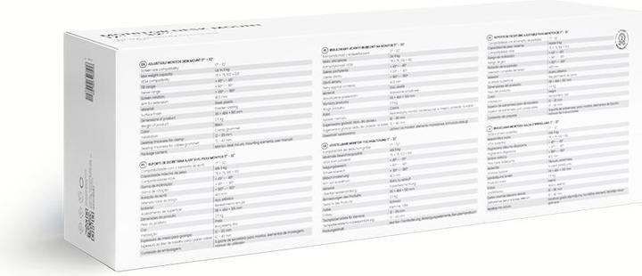 Image du produit Savio UM-02 Tischhalterung für Monitor 17”–32” 2–9 kg (Sol, 32", 9 kg)