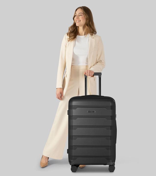 Produktbild D&N South Dakota 4 Rollen Trolley M 66 cm mit Dehnfalte (62 l)