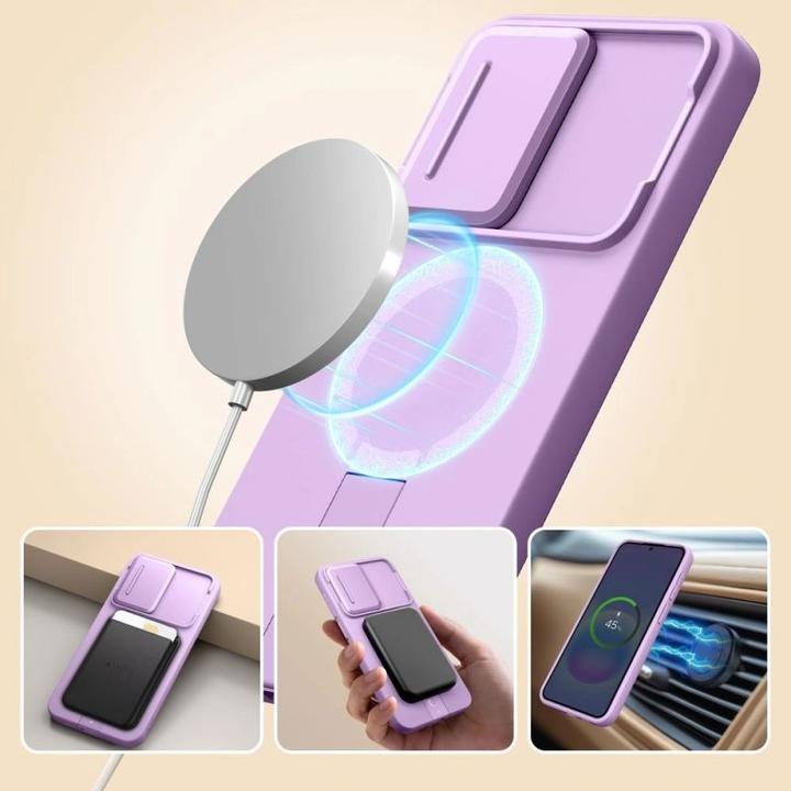 Produktbild Tech-Protect Kevlar Aura Magsafe Galaxy A57 Violet (AUX Kabel)