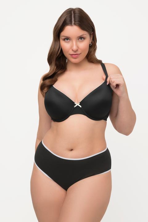 Immagine prodotto Ulla Popken Reggiseno con ferretto, orli decorativi e coppe morbide, coppa B/E (90 D)
