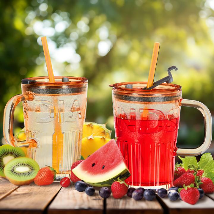 Actual product image Relaxdays 2x Glass cup (0.45 l, 1 x)