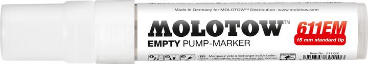 Nährwerte und Zutaten Molotow Leermarker Pump Marker 611EM 15mm (15 mm, 1 x)