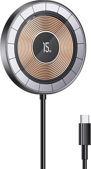 Actual product image Usams Ład. indukcyjna US-CD183 magnetic 15W czarny/black CD183CDX01 (15 W)