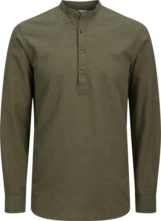 Jack & Jones Jjesummer Half Placket Shirt Ls Sn