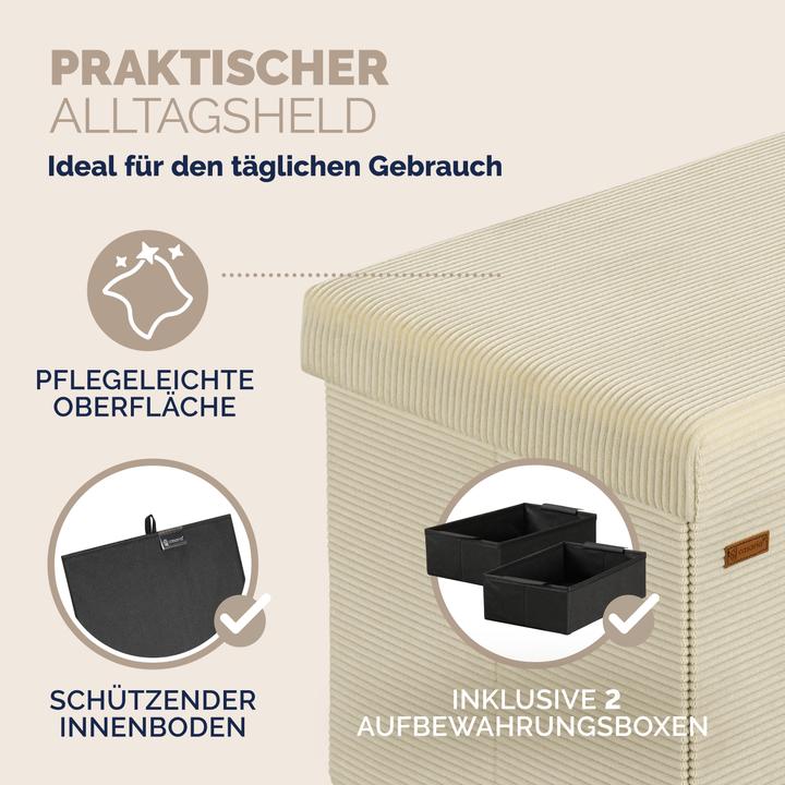 Produktbild Casaria Sitztruhe (76 cm)