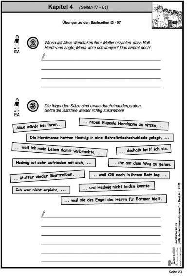 Nutritional values and ingredients Hilfe die Herdmanns kommen / Literaturseiten (German, KOHL VERLAG The publisher with the tree, Ulrike Kohl Pride, 2006)