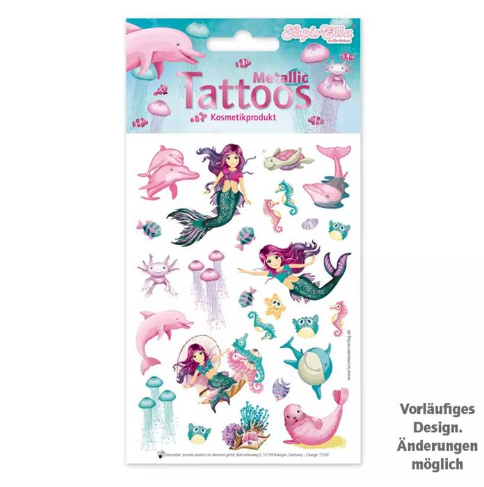 Actual product image Lutz Mauder TapirElla 46100 Metallic Tattoo A6 - Coralie