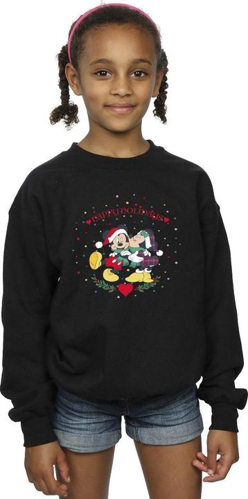 Produktbild Disney Mickey Mouse Mickey Minnie Christmas Sweatshirt Mädchen (128)