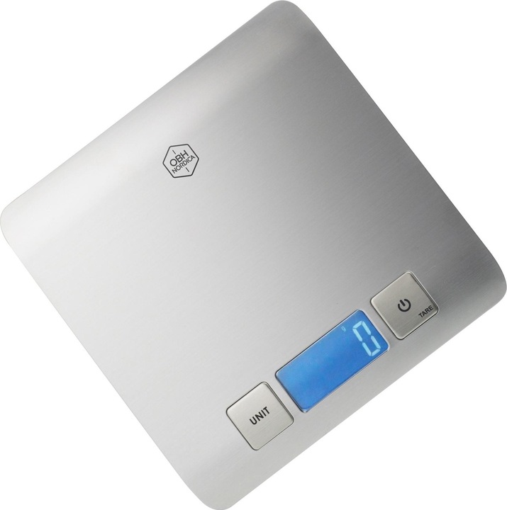 Actual product image OBH Nordica Balance 5000 Stainless Steel Electronic Kitchen Scale