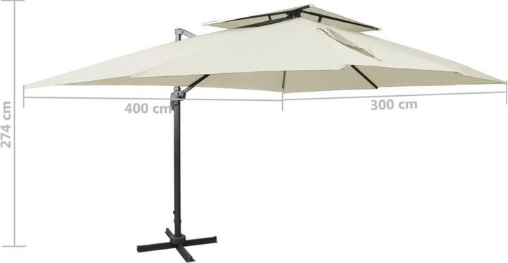 Immagine prodotto vidaXL Ampelschirm für den Garten (3 m)