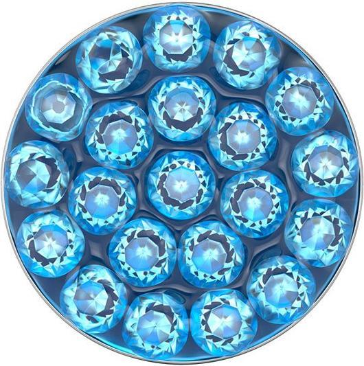 Immagine prodotto Studex Orecchini Sensitive a disco Acquamarina (Acciaio inossidabile)