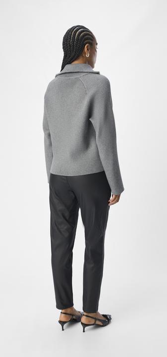 Actual product image Object Coated Straight Fit Trousers (36)