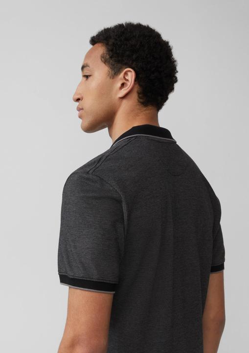 Produktbild S.Oliver Polo-Shirt Poloshirt aus zweifarbigem Piqué mit Brusttasche (XXL)