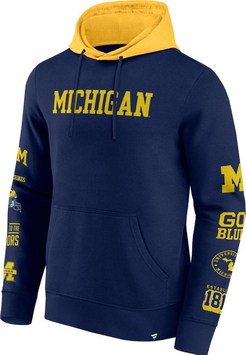 Produktbild Fanatics Michigan Wolverines NCAA Sleeve Patches Hoody - M (M)