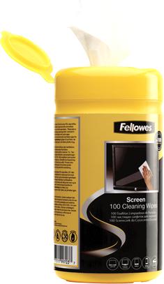 Image du produit Fellowes Lingettes de nettoyage pour écran (100 x)