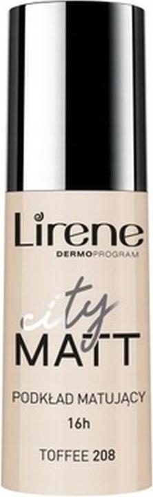 Lirene City Matt Matte And Smoothing Foundation For The Face 208 Toffee 30Ml