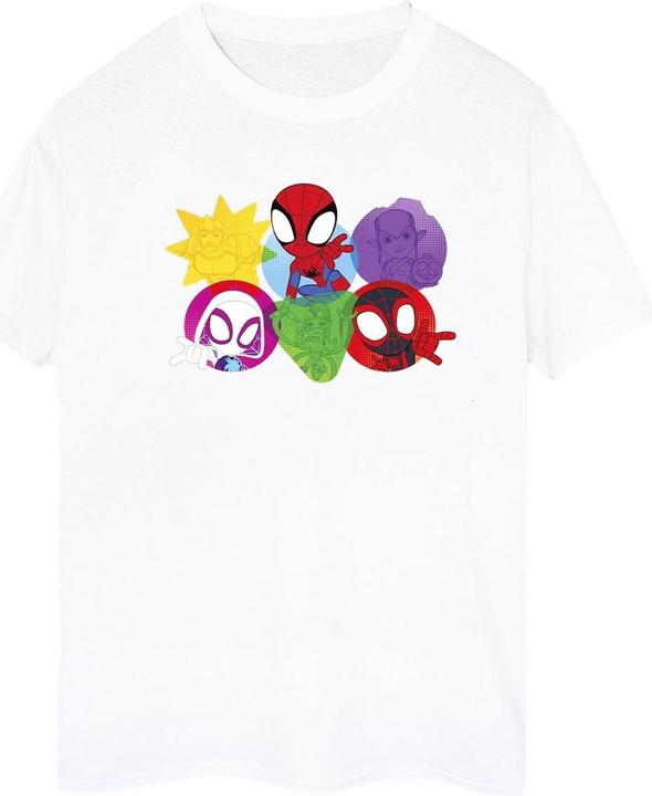 Immagine prodotto Spidey And His Amazing Friends Faces Maglietta Ampia Donna (S)