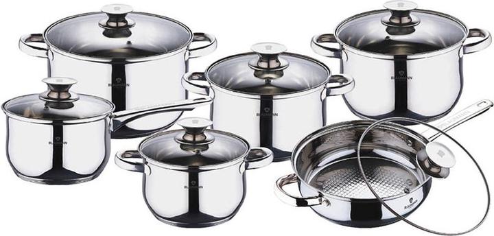 Produktbild Blaumann Kochgeschirr-Set (Pfannenset + Topfset, Edelstahl)