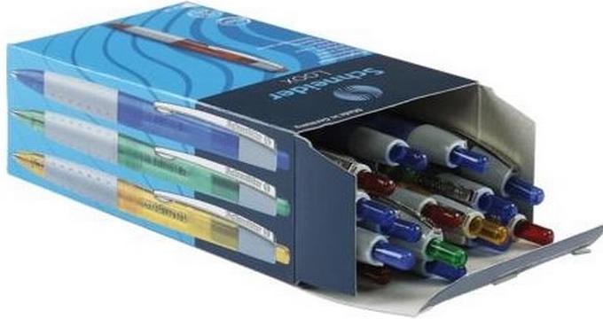 Image du produit Schneider 20 stylos à bille LOOX couleurs assorties couleur de l'encre bleu (20x)