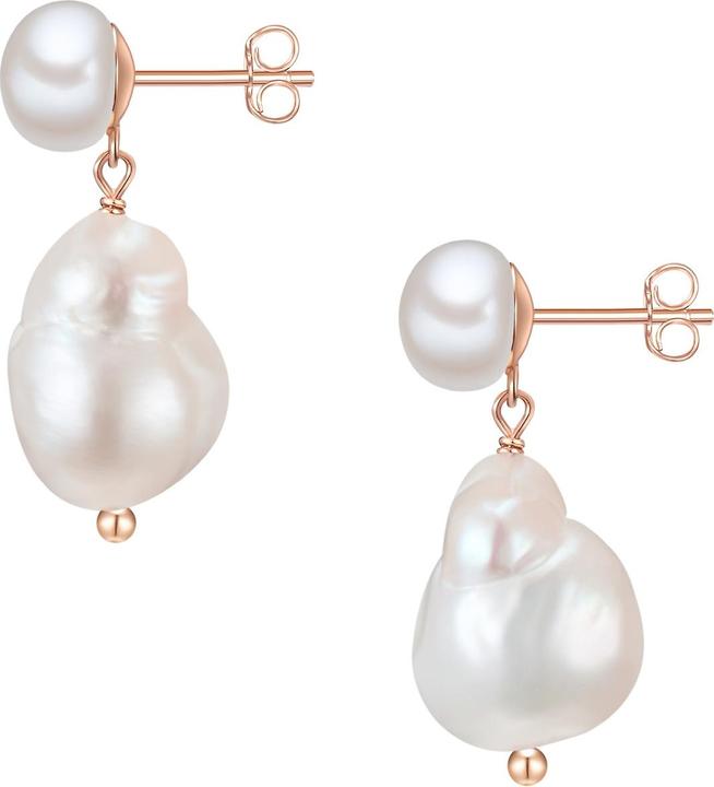 Immagine prodotto Glanzstücke München Donna Argento 925 Perle d'acqua dolce coltivate Oro rosa - 28477 (Argento)