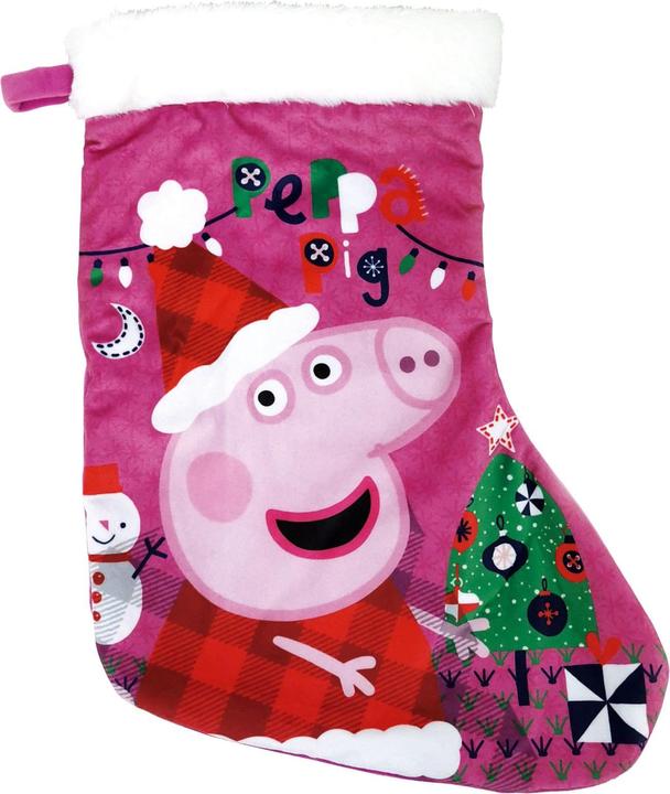 Actual product image Arditex Christmas stocking Peppa Pig Cosy corner 42 cm polyester