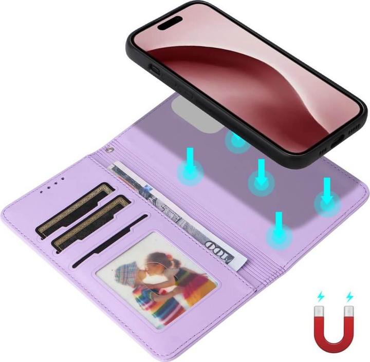 Actual product image Cover-Discount iPhone 16 Pro - Divisible wallet case 2-in-1 mobile phone case (Apple iPhone 16 Pro)