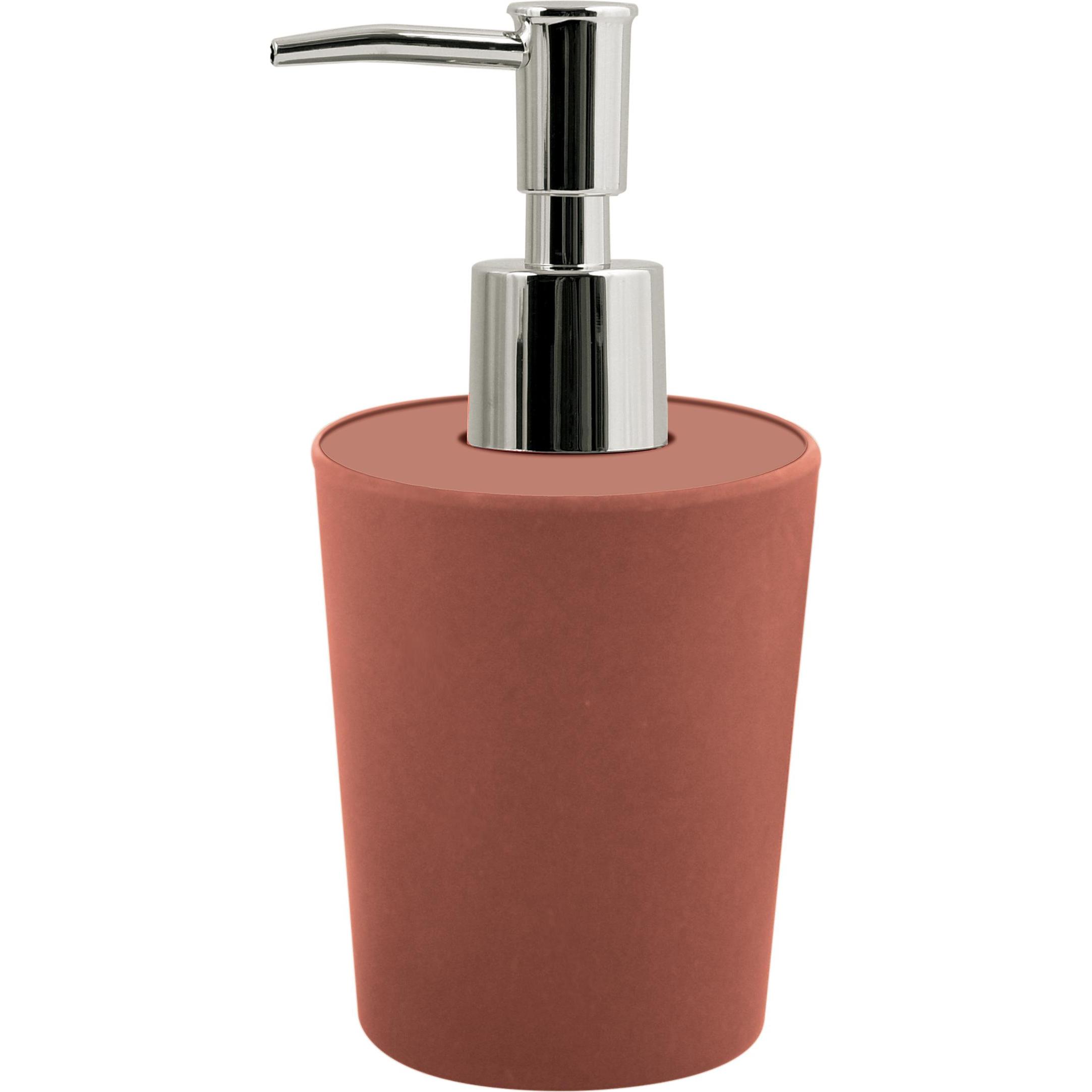 spirella, Seifenspender + Seifenschale, Seifenspender Takeo 400 ml, Terracotta