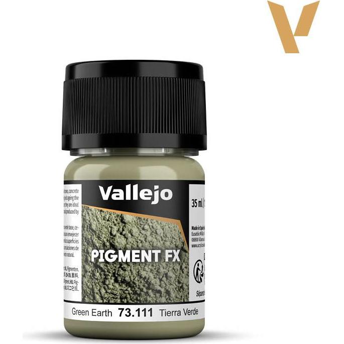 Thumbnail - Vallejo, Künstlerfarbe + Bastelfarbe, Pigmente (Green Earth, 35 ml)
