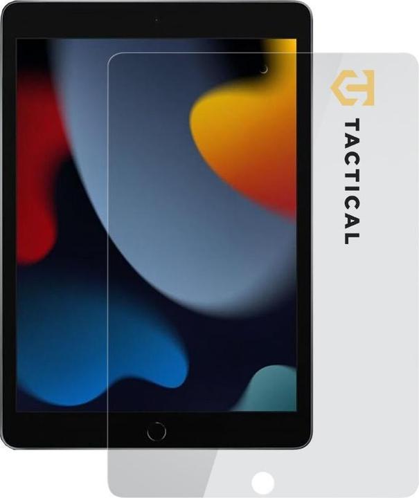 Tactical Protective glass - Glass Shield for iPad 10.2 2019/2020/2021 Clear (1 Pcs., Apple iPad 2019 (7e generatie), Apple iPad 2020 (8e generatie), Apple iPad 2021 (9e generatie))
