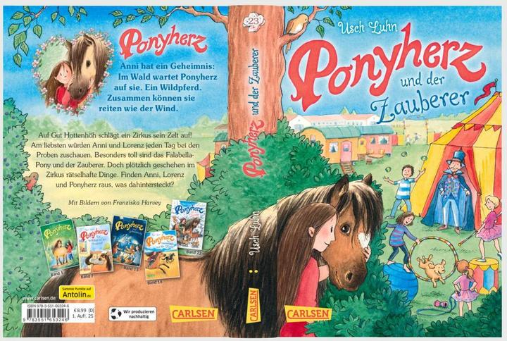 Actual product image Ponyherz 23: Ponyherz und der Zauberer (German, Franziska Harvey, Usch Luhn, 2025)