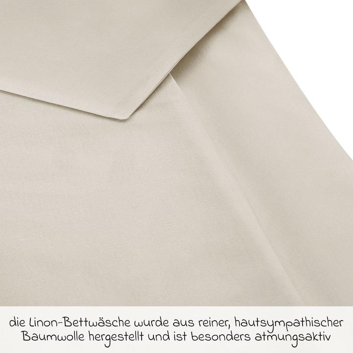 Produktbild Makian Babybettwäsche & Bettsets Bettwäsche 80 x 80 cm / 35 x 40 cm - Uni (80 x 80 cm, 35 x 40 cm)