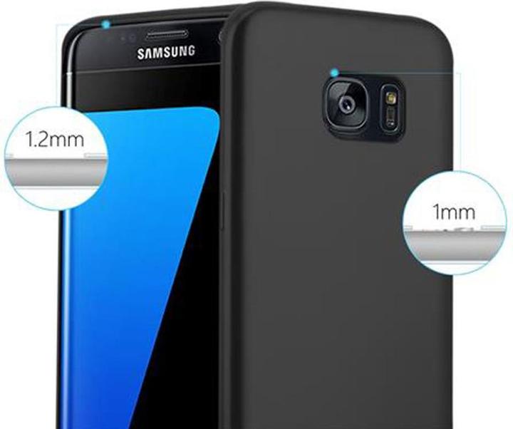 Produktbild Cadorabo TPU Matt Metallic Cover (Samsung Galaxy S7 Edge)