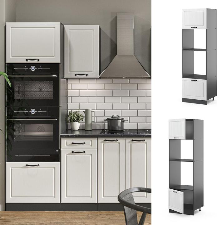 Produktbild Vicco Mikrowellenschrank R-Line (60 x 57.20 x 207 cm)