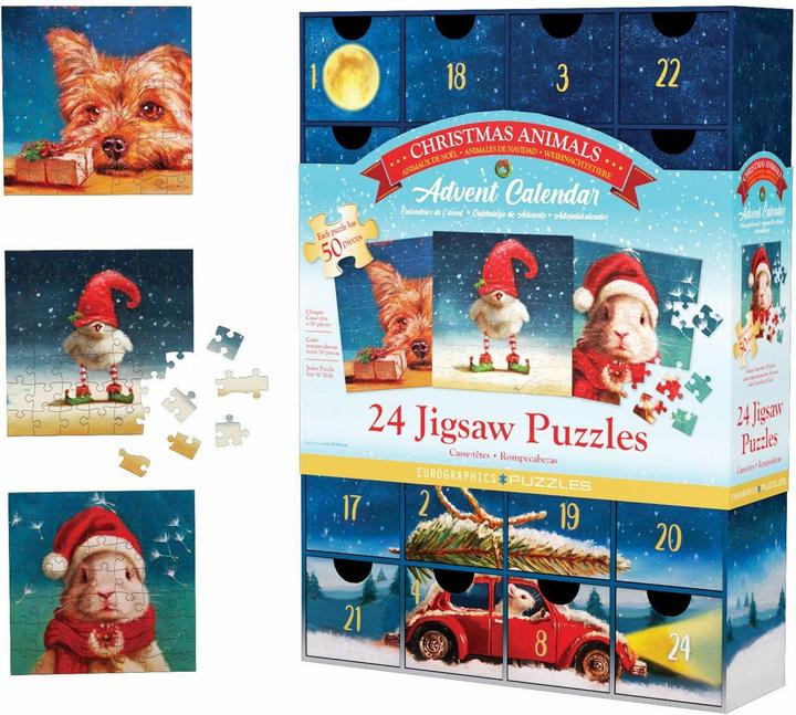 Actual product image Eurographics Puzzle - Christmas animals