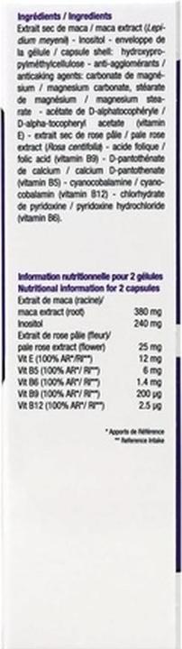 Actual product image Labophyto Fertitop Femme (60 Piece, Capsules, 58 g)