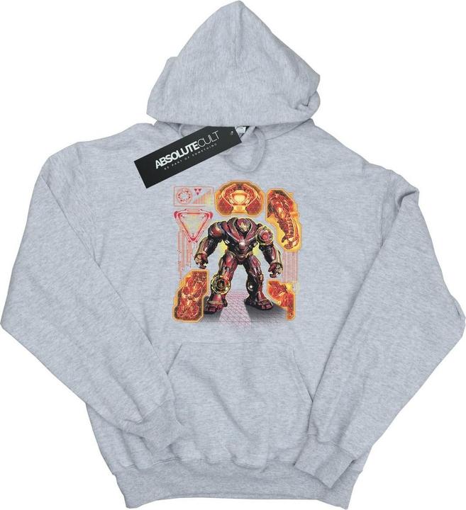 Produktbild Avengers Infinity War Hulkbuster Blueprint Kapuzenpullover Jungen (116)