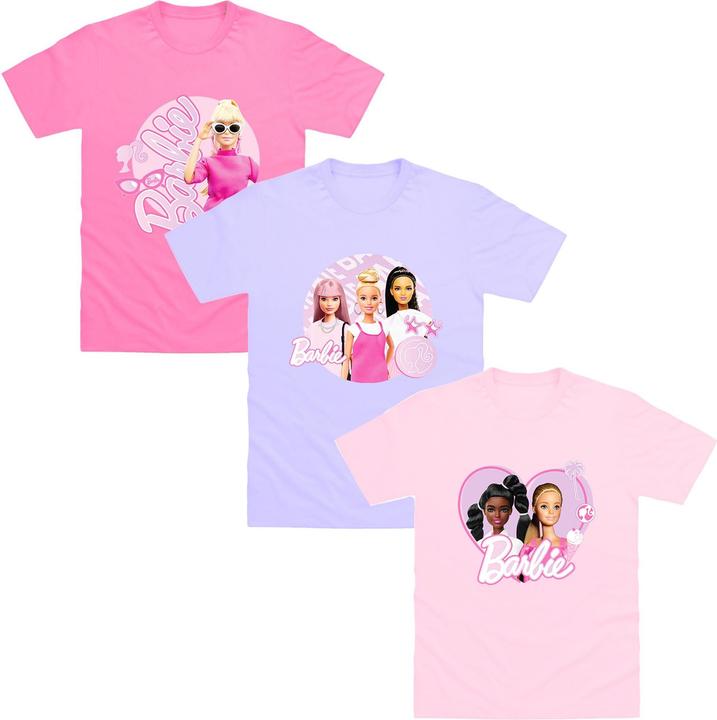 Produktbild Barbie TShirt (3erPack) (128)