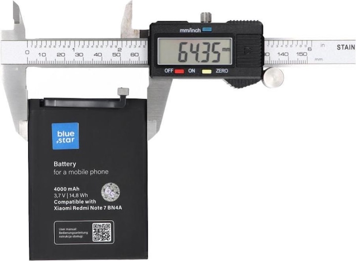 Actual product image Partner Telecom Bateria Partner Tele.com Bateria do Xiaomi Redmi Note 7 (BN4A) 4000 mAh Li-Ion Blue Star