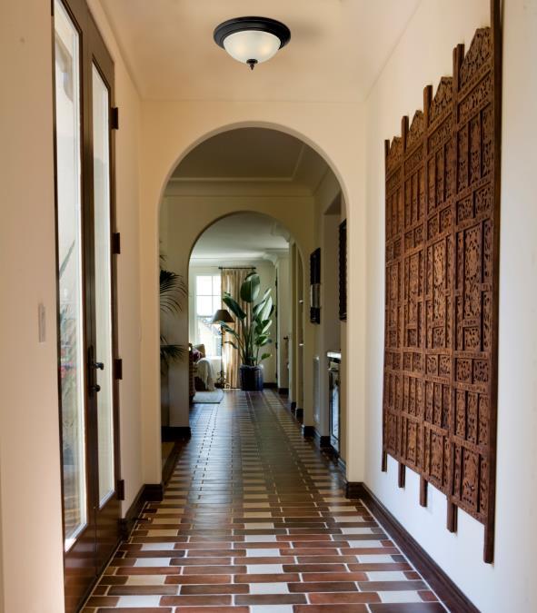 Actual product image Westinghouse Ceiling Light Harwell Amber Bronze & Frosted Glass (800 lm, E27)