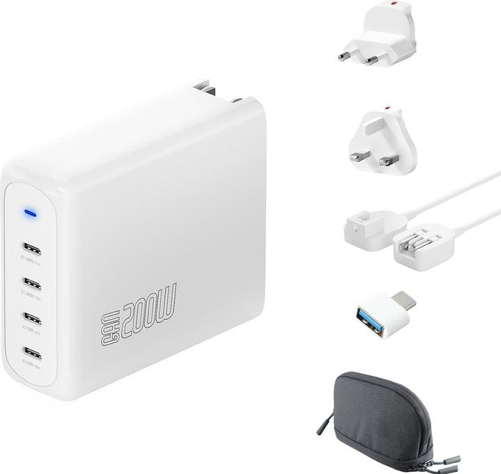 Produktbild 4smarts USB-Wandladegerät GaN Flex Pro 200 W, Ladeport Output (200 W)