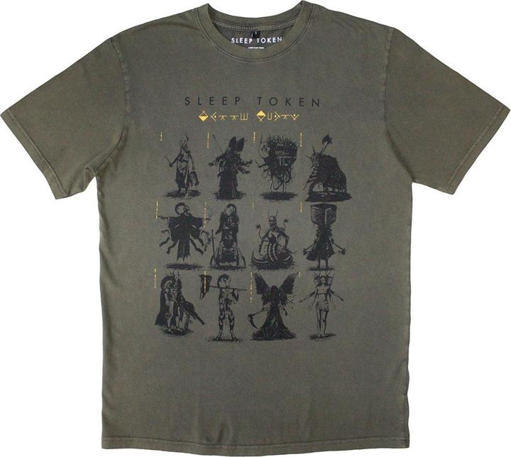 Produktbild Sleep Token Grid Stone Wash (M)