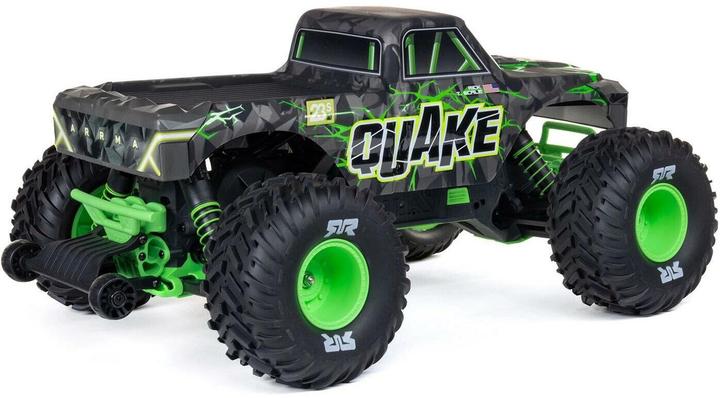Arrma Monster Truck QUAKE 223S DSC ARTR 1:10 - Grün (ARR Quasi lettura a corredo)