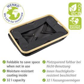 Produktbild Wenko Wäschekorb faltbar Ecori (32 l)