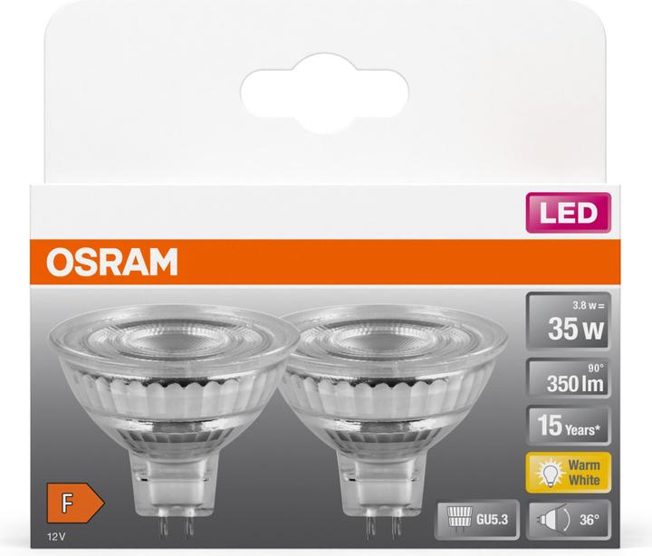 Actual product image Osram Star (GU5.3, 3.80 W, 345 lm, 2 x, F)
