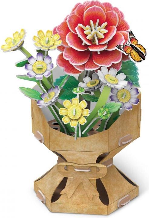 Immagine prodotto Cubicfun 3D-Puzzle Blumenstrauss - Kamelien (109 pezzi)