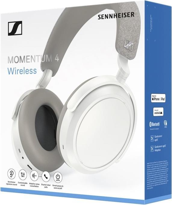 Produktbild Sennheiser Momentum 4 Wireless (ANC, 60 h, Kabelgebunden, Kabellos)
