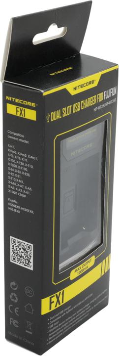 Immagine prodotto Nitecore FX1 - für Fuji Cameras (Caricabatterie per fotocamere)