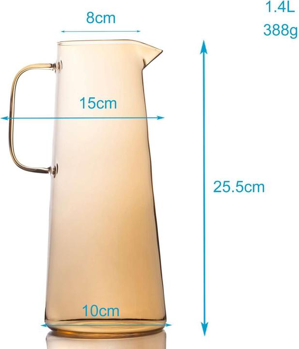 Produktbild Intirilife Karaffe mit Deckel und Sieb (1.40 l)