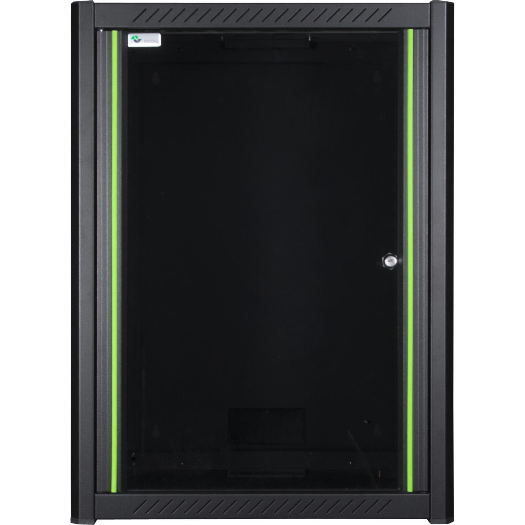 Thumbnail - Logon RWP16U45BL Wandrek 16U Zwart rack (16 HE, 19 Zoll Rack), Serverschrank, Schwarz